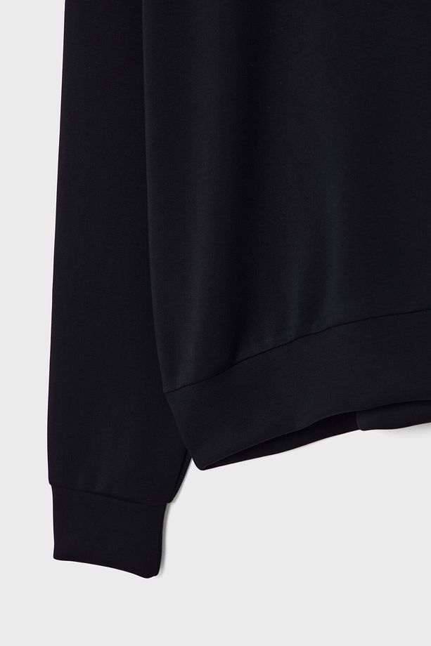 Yumuşak dokulu basic sweatshirt - 7