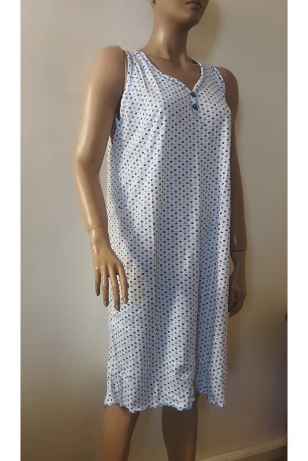 Baskılı Gecelik-Elbise - 1