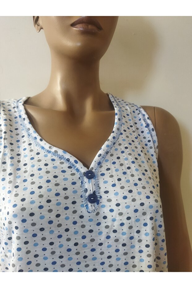 Baskılı Gecelik-Elbise - 2