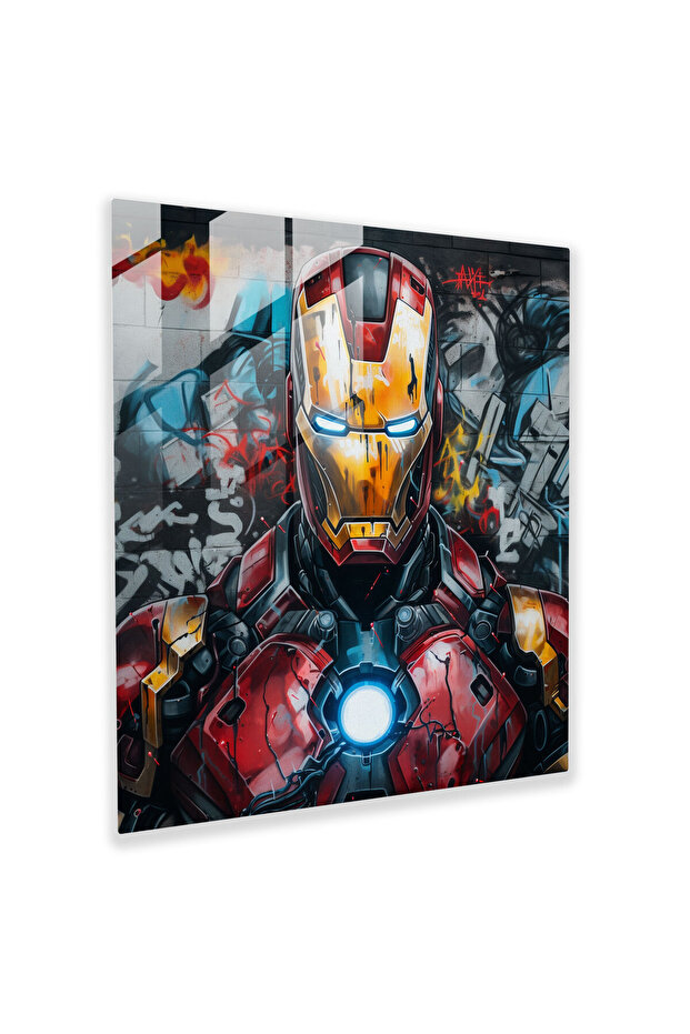 طباعة Marvel Graffiti Glass - Marvel، Urban، الفن الحديث، ديكور الحائط