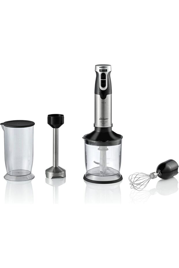 AR1162 Hand Blender Set, 1000W, Black,