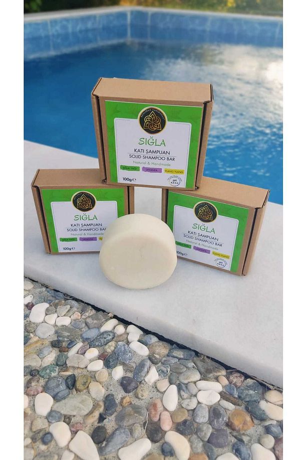 Sığla Katı Şampuan ( Sığla Solid Shampoo Bar ) 100 gr - 4