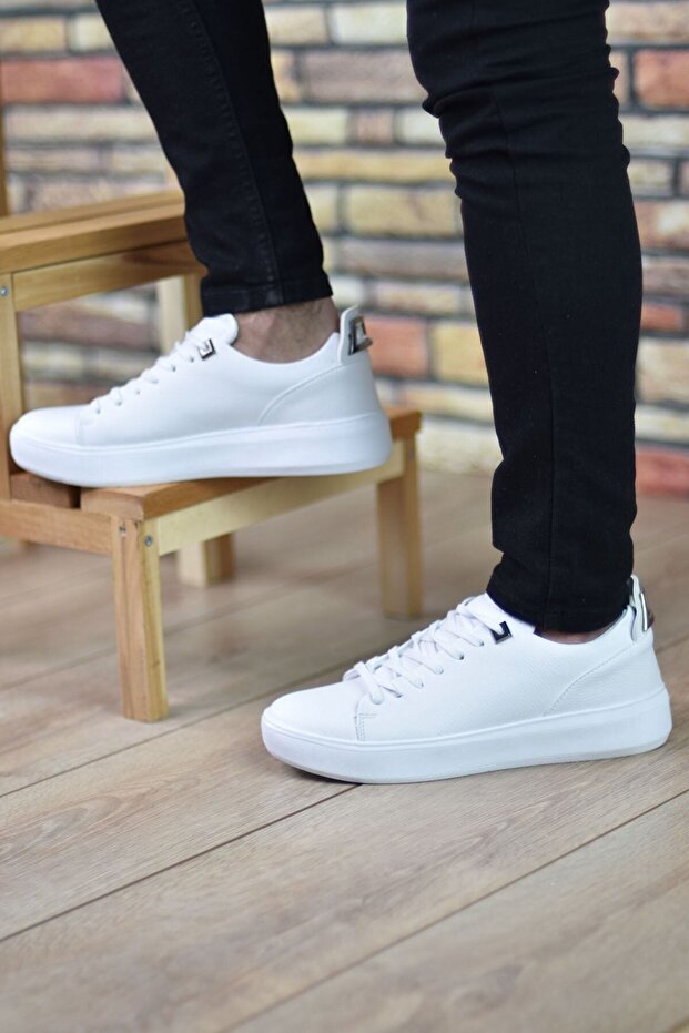 Beyaz Erkek Sneaker - 5