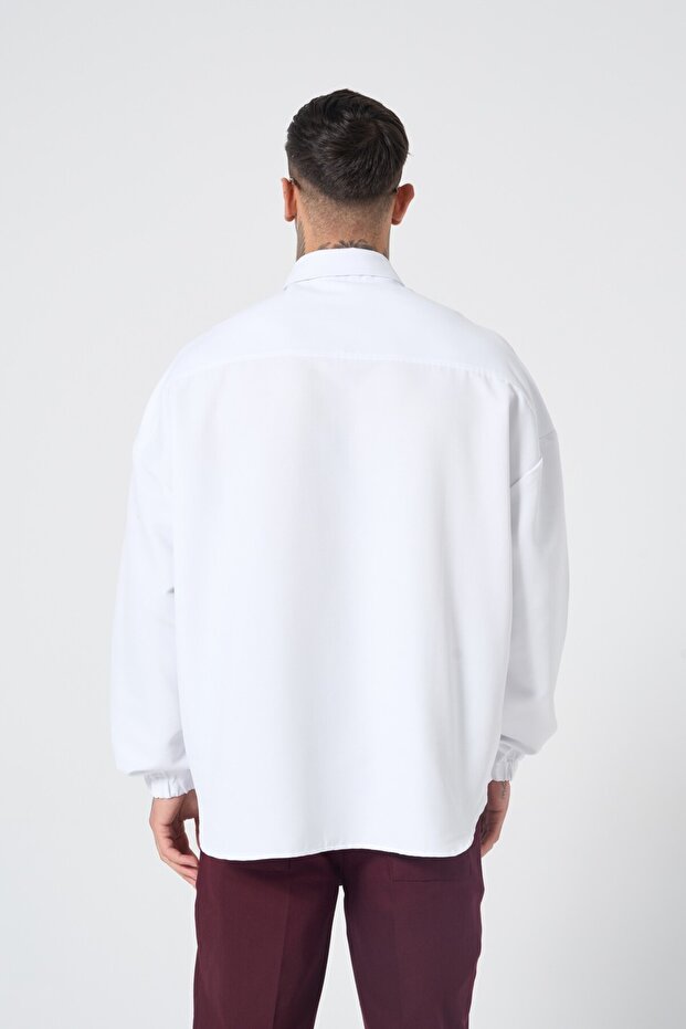 Hole Oversize Gömlek - 4