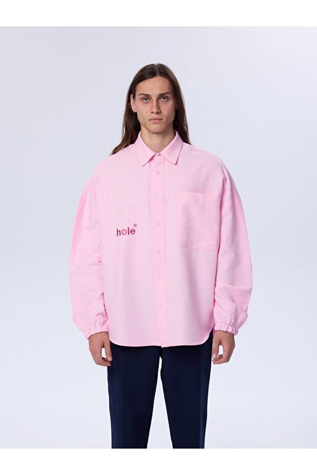 Hole Oversize Gömlek - 1