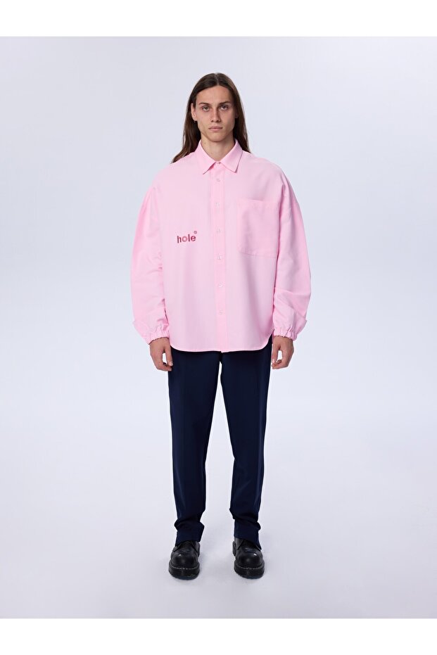 Hole Oversize Gömlek - 2