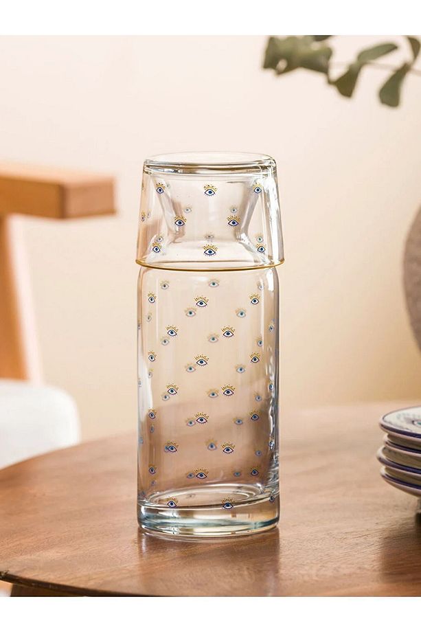 LCW HOME Baskılı Bardaklı Sürahi 700 ML - 3