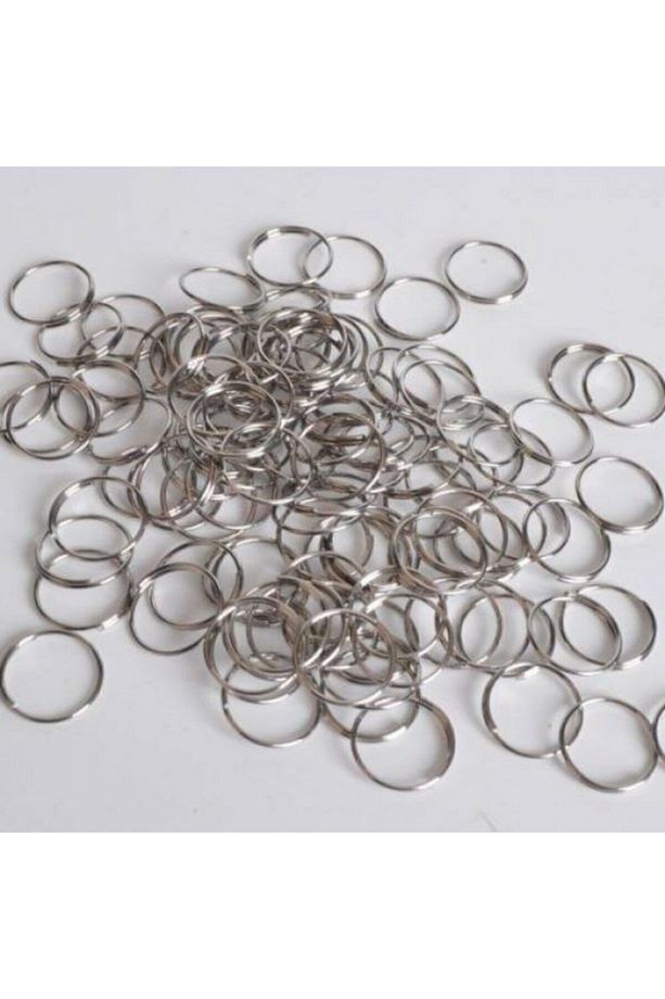 Kristal Octagon Ve Toptaş Avize Taşı Metal Halkası 50 Adet - 1