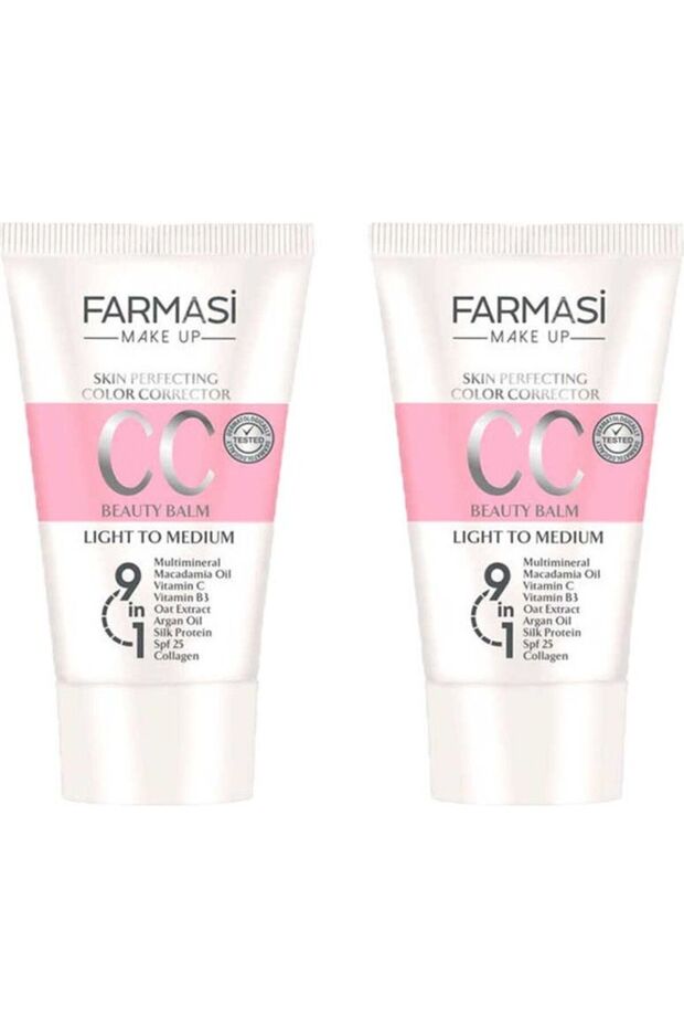 50 ml.Light to Medium CC Cream - 2 Pieces Light to Medium