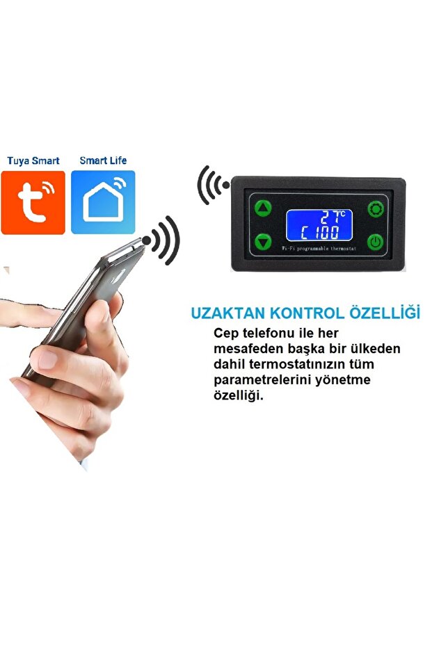 Smart Wifi 220V 30A Termostat/ Timer - 2