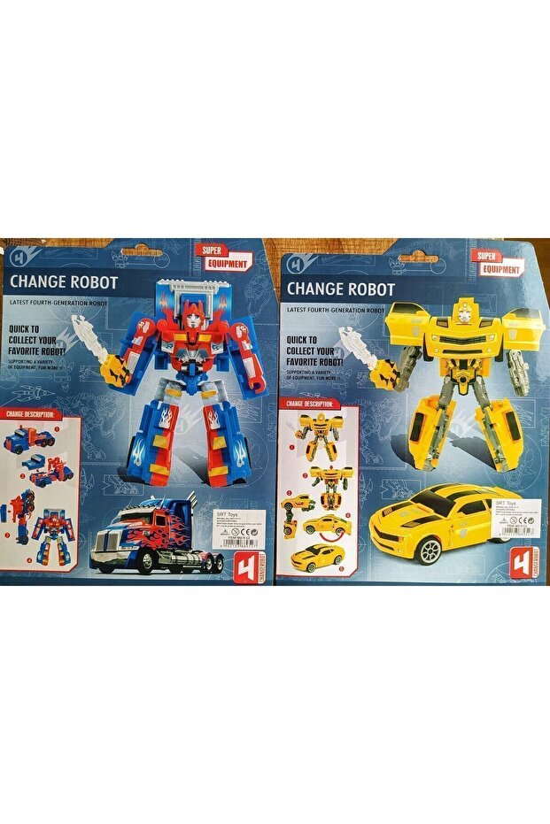 TRANSFORMERS BUMBLEBEE ROBOTA DÖNÜŞEN ARABA 18 CM - 2