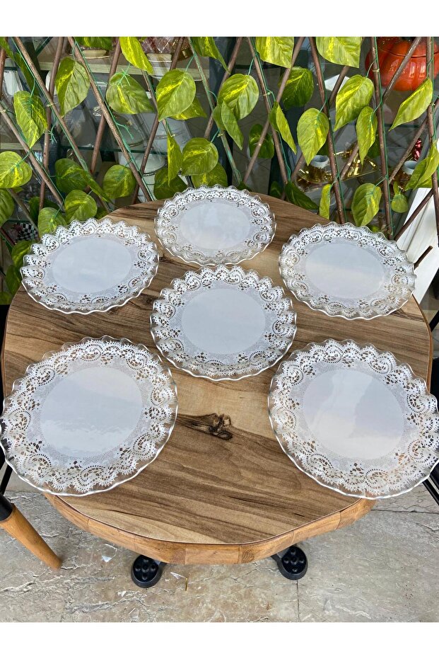 Dantel Model Gümüş Servis Tabağı. - 4