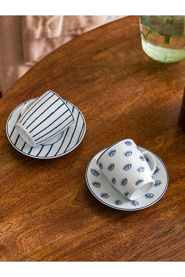 LCW HOME 6 Kişilik Porselen Kahve Fincan Takımı 90 Ml - 3