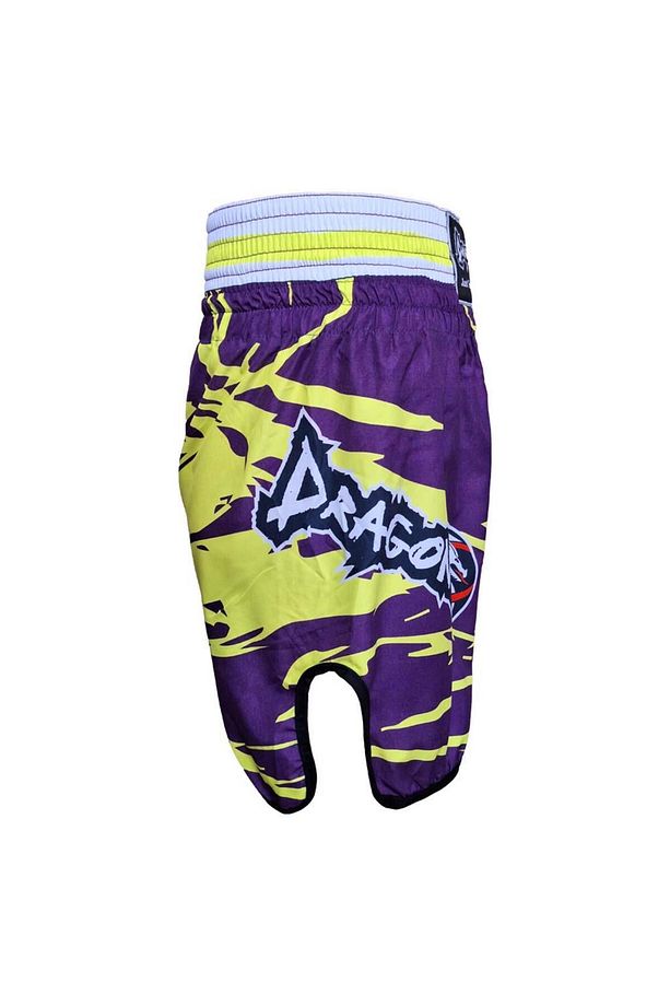 KB246 Kick Boks Şortu Kick Boxing Antrenman Şortu Dijital Baskılı Neon Şort - 5