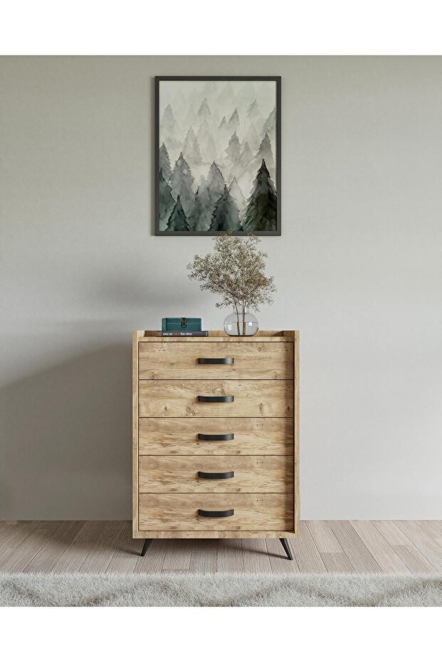 Evin 5 Çekmeceli Şifonyer - 1