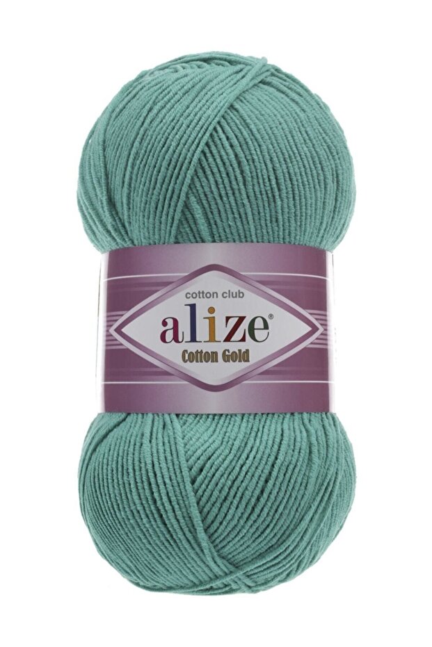 5 Pieces Cotton Gold Hand Knitting Yarn Yarn Color Code 610 Emerald Green