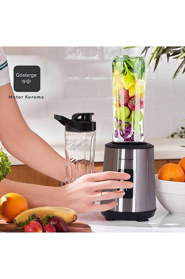 Fitmix Kişisel Smoothie Blender Kişisel Blender 600ml Meyve Sıkacağı - 7