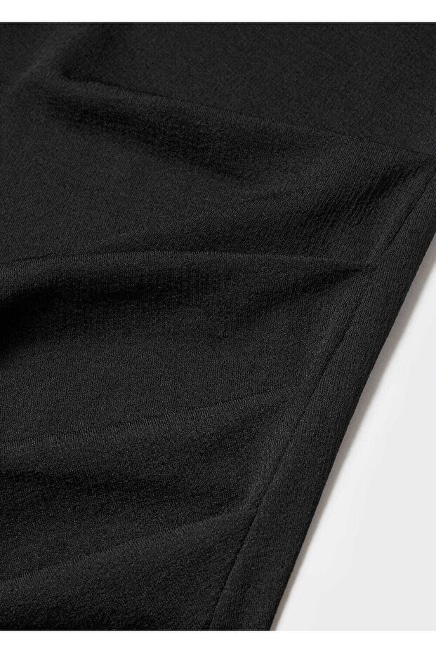 Asimetrik Kısa Elbise - 6