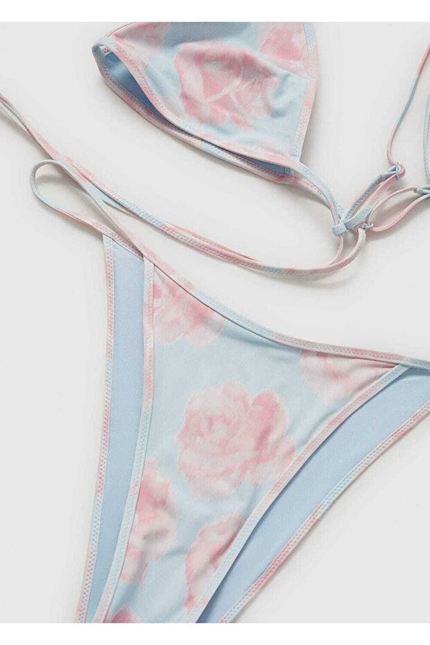 Çiçek Desenli Bikini Altı - 6