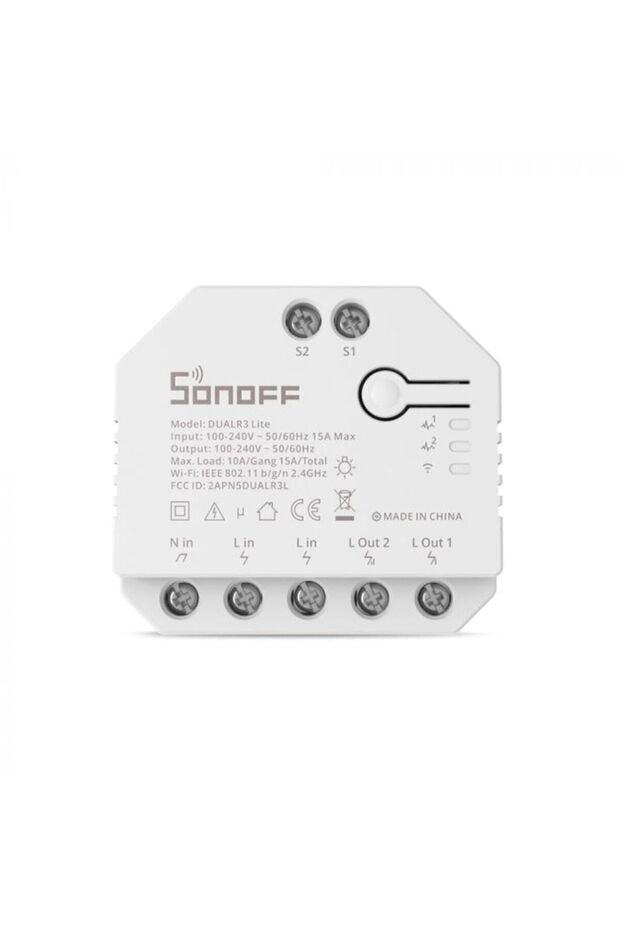 Dual R3 Lıte, Çift Kanallı Wifi Akıllı Ev Rölesi - 2
