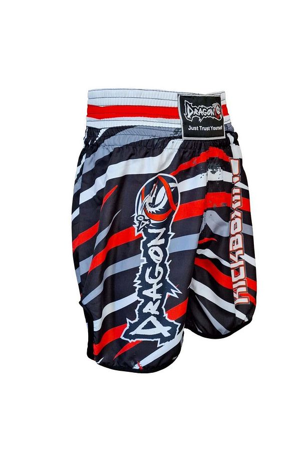 KB242 Kick Boks Şortu Kick Boxing Antrenman Şortu Dijital Baskılı Desenli Şort - 5