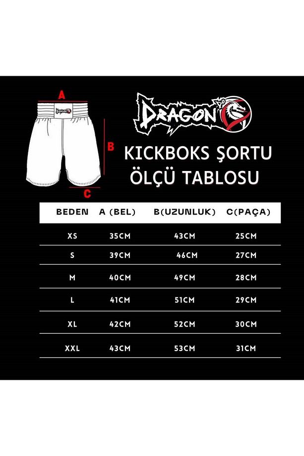 KB242 Kick Boks Şortu Kick Boxing Antrenman Şortu Dijital Baskılı Desenli Şort - 8