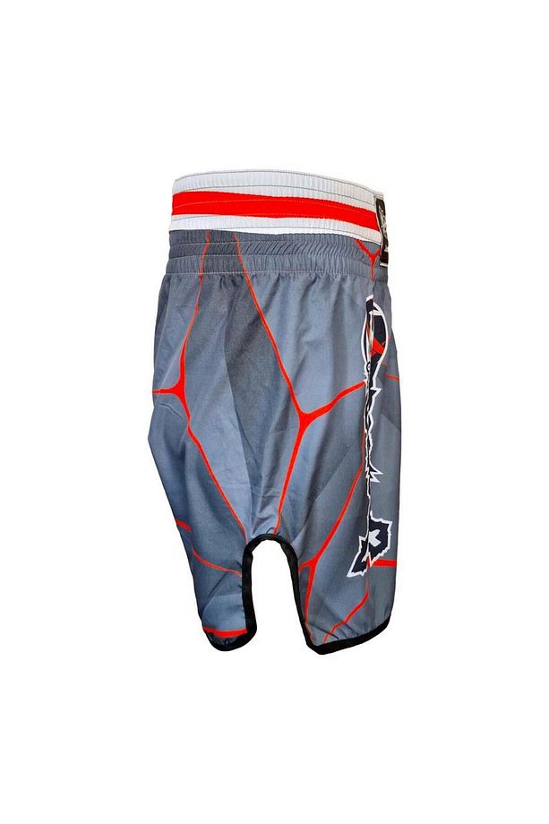 KB243 Kick Boks Şortu Kick Boxing Antrenman Şortu Gri Desenli Şort - 6