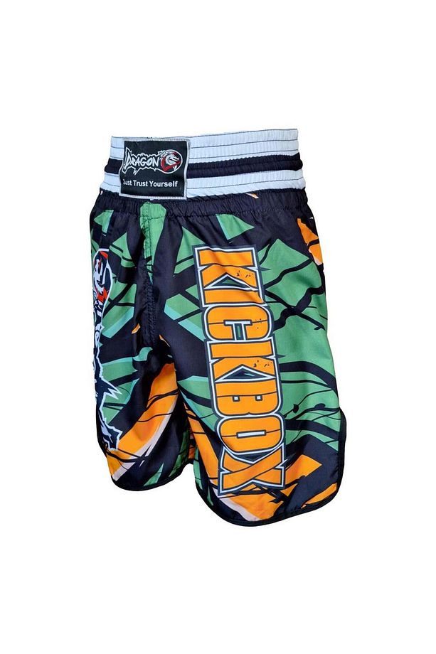 KB245 Kick Boks Şortu Kick Boxing Antrenman Şortu Dijital Baskılı Desenli Şort - 2