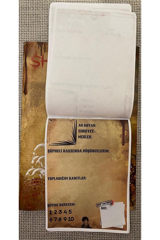 Dedektif Not Defteri, Dava Çözme Defteri, Cinayet Çözme Defteri, Notebook, Defter, Katil, Sherlocked - 3