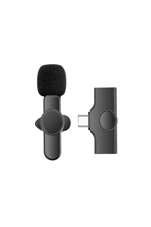 Type-C Profesyonel Wireless Kablosuz Yaka Mikrofonu Lavalier - FC100 - 1