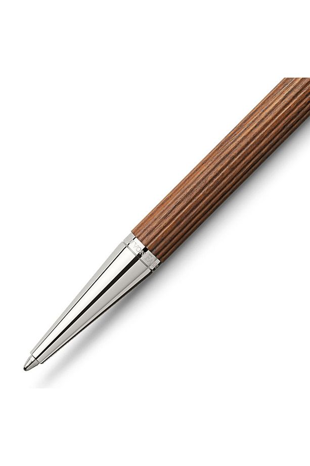 Faber-castell Klasik Bakkam Pernambuk Tükenmez Kalem Platin Kaplama, B Uç Kalınlığı - 5