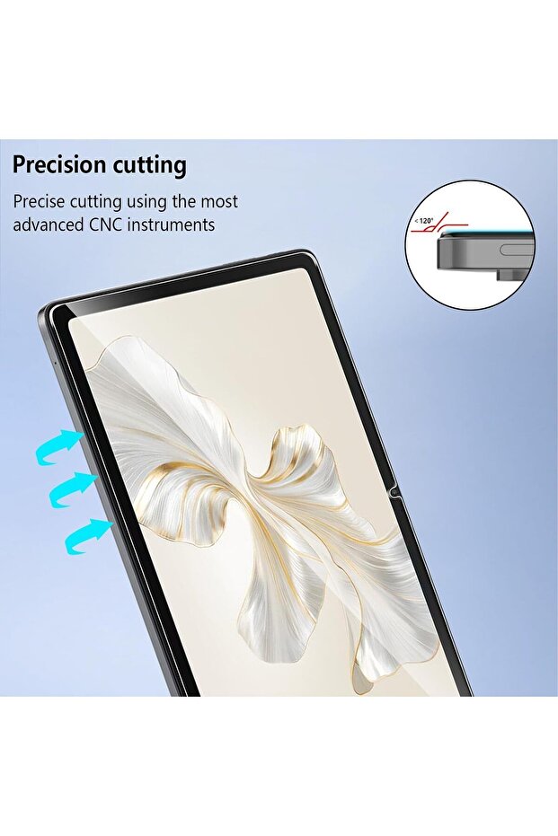 Honor Pad 9 12.1 Inch Tablet Compatible Nano Unbreakable Screen Protector Transparent Glass Protector Fully Compatible - 7
