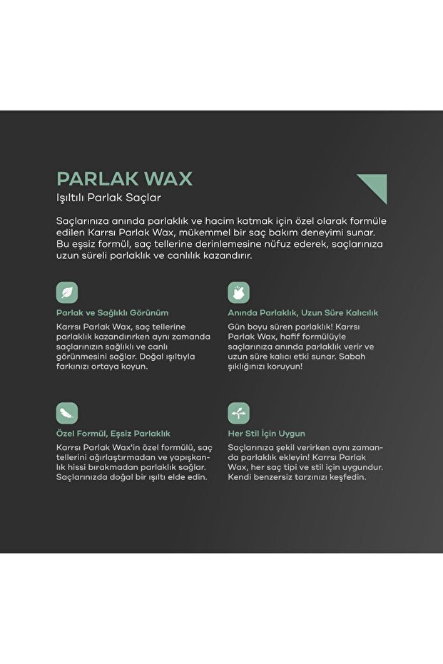 Saç Şekillendirici Parlak Islak Wax 100 ml Parlak Ve Esnek Tutuş Shine Stylıng - 2 Adet - 4