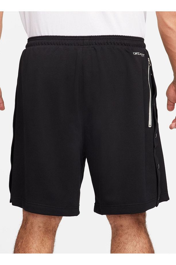 Siyah - Gri - Gümüş Erkek Regular Fit Şort FB6921-010 M NK DF SI FLC 8IN SHORT - 2