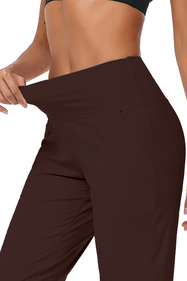 Kadın Yüksek Bel Jogger Eşofman Altı Tayt Joggers - 4