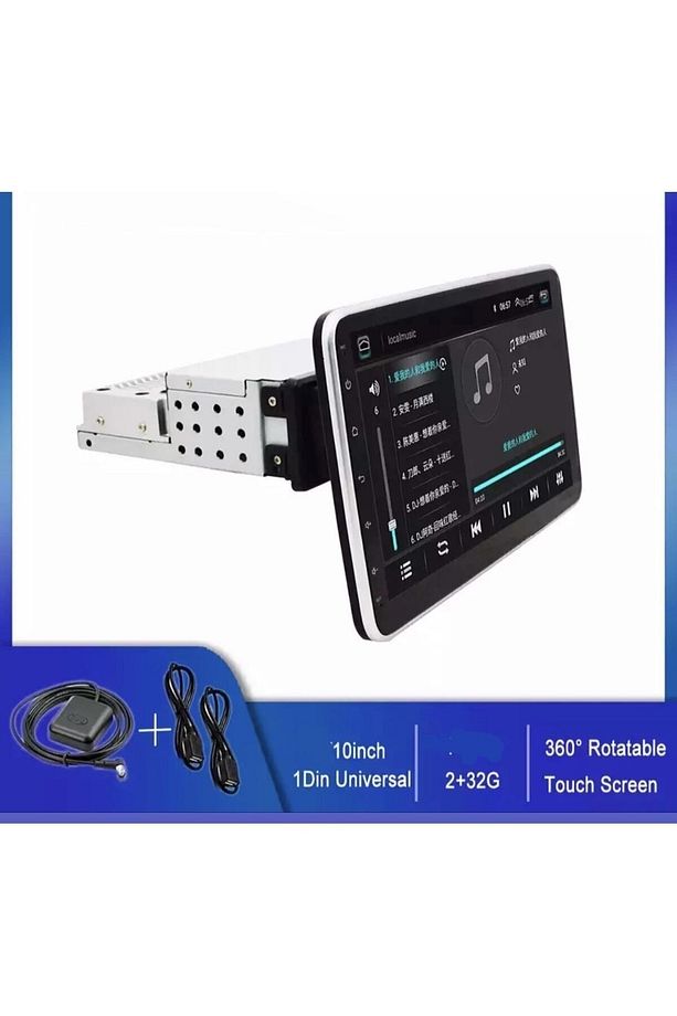 KL-3800 4/64gb Android Tek Din 10''inch Oto Araba Multimedya Teyp Car Play-usb-gps-wifi Kamera - 8