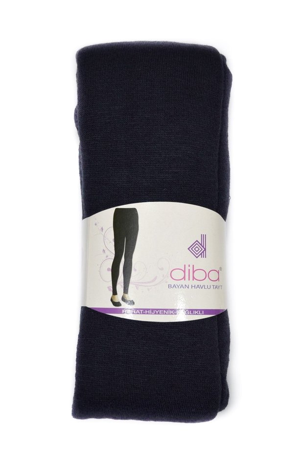 Women's Towel Lycra Footless Diba Pantyhose Winter Thick Tights