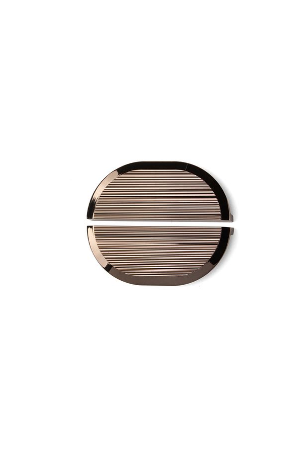128 Mm - Rose Rengi Line/çizgili Kulp Tek Adet Yarım - Ssy9076 0128 Rs - 1