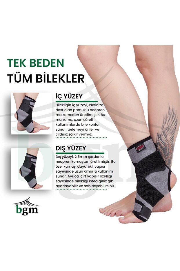 Basit Ayak Bilekliği Yüksek Kalite 8 Bandajlı Bileklik - 3