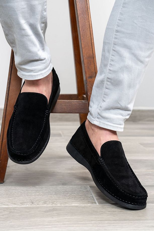Erkek Hakiki Deri Ayakkabı, Günlük Ayakkabı, Yazlık Ayakkabı , Loafer Ayakkabı - 2