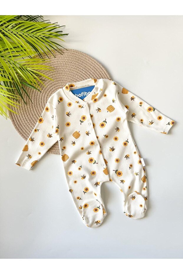 Baskılı Bebek Tulumu - 1