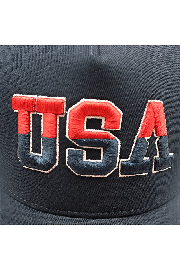 قبعة أمريكية منقوشة - 5