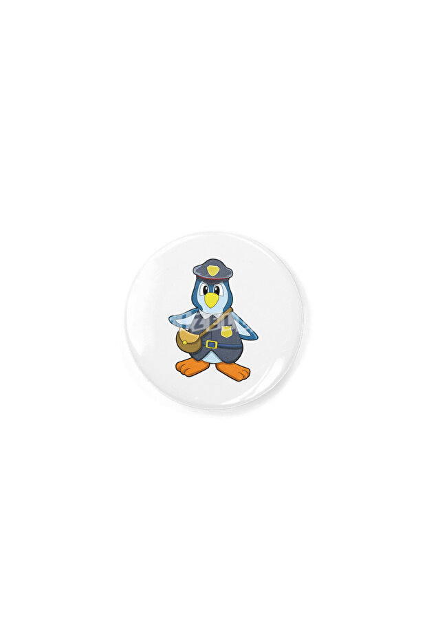 Penguin as Policewoman with Handbag Rozet - 1