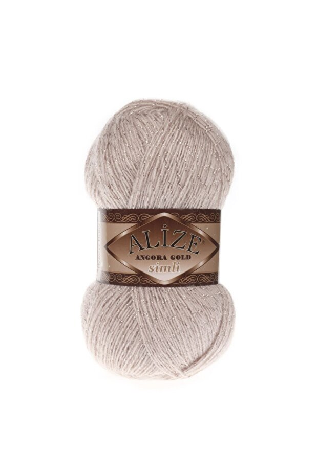 Angora Gold Simli El Örgü Ipi Taş 506 - 1