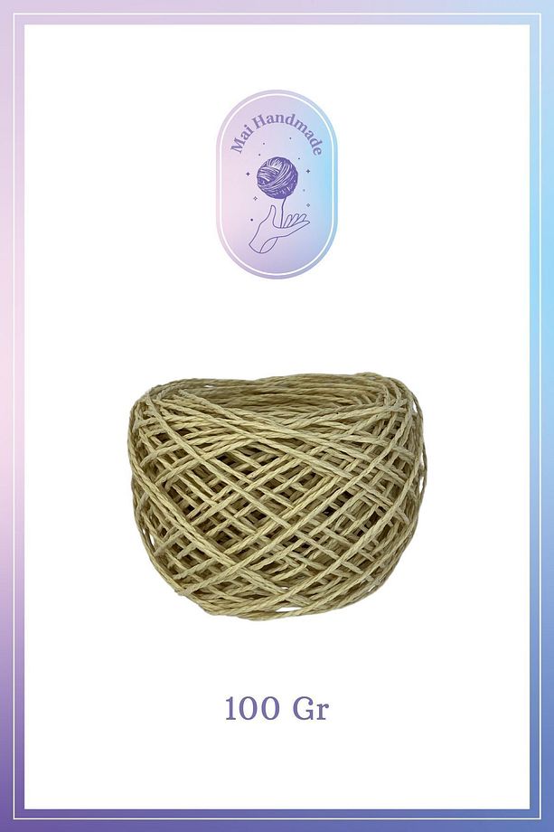 Sarılmış Kağıt İp /  Saman 100 Gr - 2