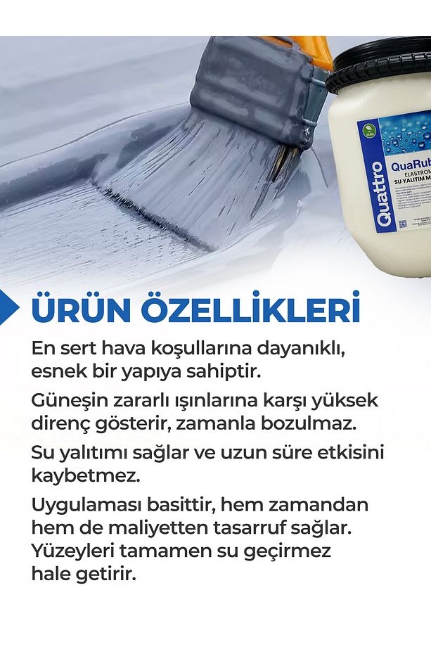 QuaRubber Elastromerik Su Yalıtım İzolasyon Malzemesi - 3