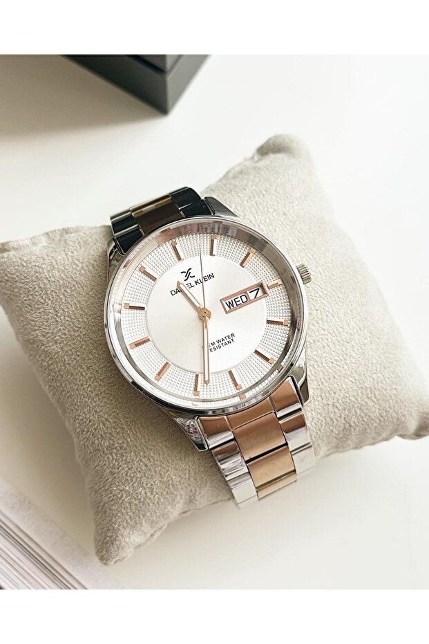 Rose Silver Men's Wristwatch