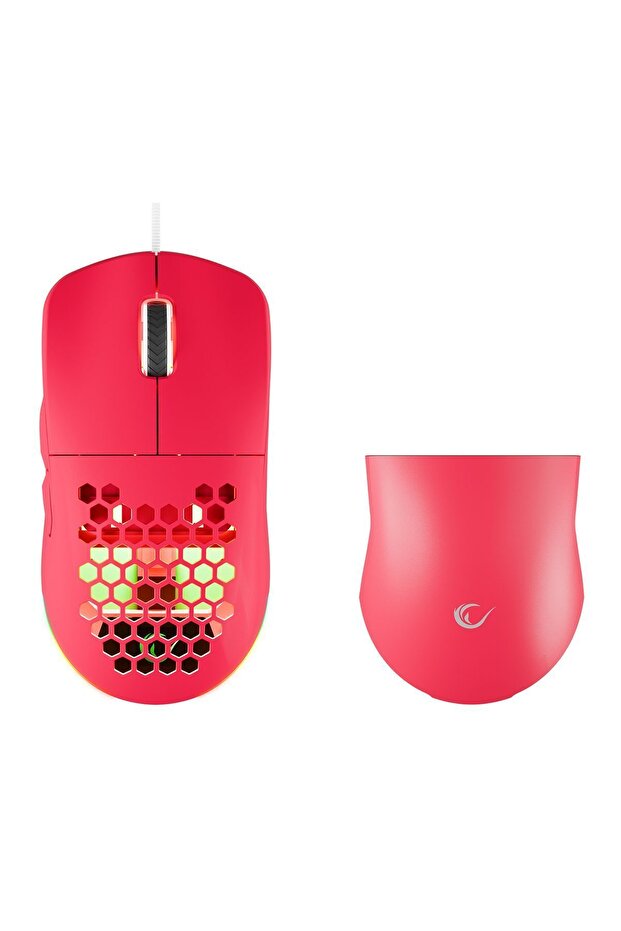 Blink Pembe Rgb Makrolu 12800 Dpi E-spor Profesyonel Oyuncu Mouse - 3