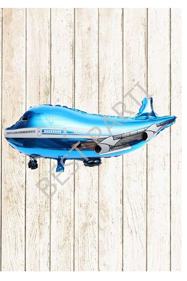 Best Airplane Foil Balloon Blue