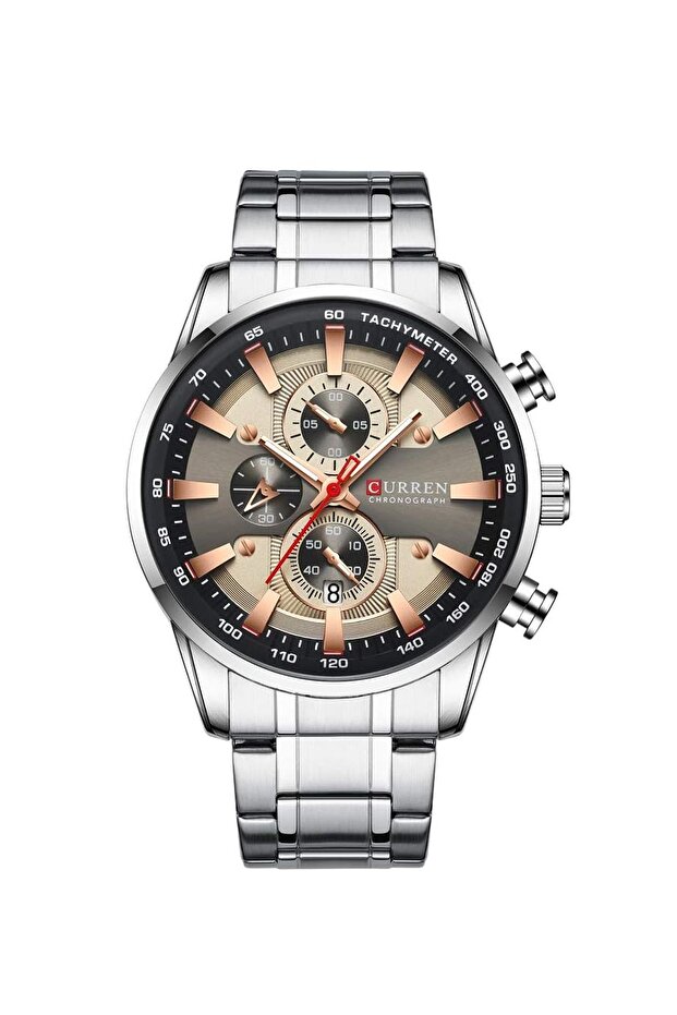Chrono Metal Men's Wristwatch Fbncrrn835102A